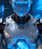  机器人展示虚拟界面6019#竖屏 	 