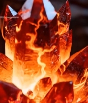  火焰特效水晶素材7293#竖屏 	 