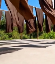  户外晾晒棕色布料927#竖屏 	 