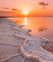  湖边日落自然风光708#竖屏 	 