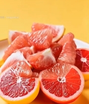  红心柚果肉特写5901#竖屏 	 