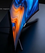  曲面显示器展示3535#竖屏 	 