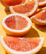  切片红心柚特写画面3043#竖屏 	 