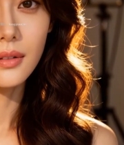  女性模特特写7878#竖屏 	 