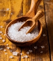  木勺装白冰糖特写素材2675#竖屏 	 