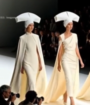  模特时装秀走秀现场844#竖屏 	 