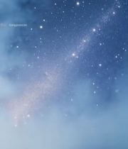  梦幻星空粒子背景素材7030#竖屏 	 