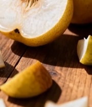  梨子特写素材5594#竖屏 	 