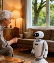  老人家中与机器人互动(1)7520#竖屏 	 