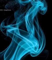  蓝色烟雾动态素材2315#竖屏 	 