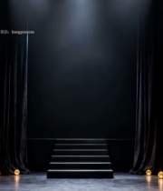  空舞台聚光灯照射场景2462#竖屏 	 