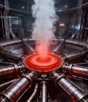  科幻工业风机械装置场景4010#竖屏 	 