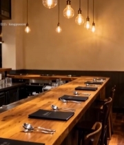  酒吧吧台餐具布置2325#竖屏 	 