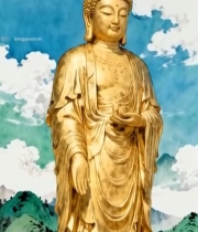  金色大佛全景3267#竖屏 	 