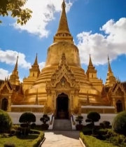  金色佛塔景观(1)7816#竖屏 	 