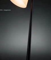  简约黑色台灯点亮画面3527#竖屏 	 