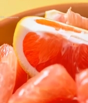  红心蜜柚果肉特写素材2472#竖屏 	 