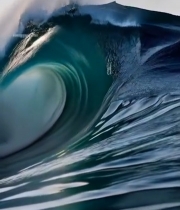  海上日出海浪特写2008#竖屏 	 