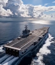  海上航行的航空母舰(1)939#竖屏 	 