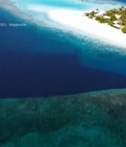  海岛风光俯瞰6600#竖屏 	 