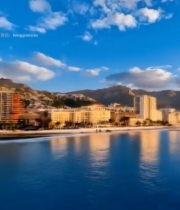  海滨城市自然风光5076#竖屏 	 