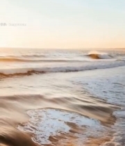  海边海浪自然景观4151#竖屏 	 