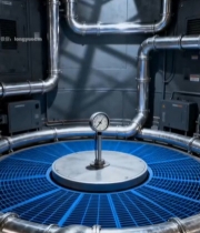  工业管道设备场景6564#竖屏 	 