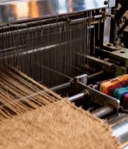  工厂织布机织布场景1805#竖屏 	 