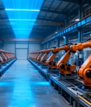  工厂自动化机械臂生产线(2)5287#竖屏 	 