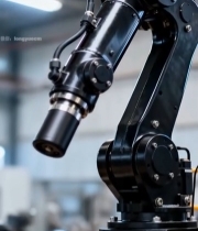  工厂内机械臂特写素材4188#竖屏 	 