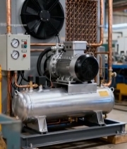  工厂内工业机械设备实拍6109#竖屏 	 