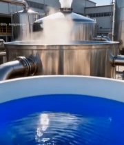  工厂工业设备蒸汽场景6209#竖屏 	 