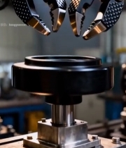  工厂机械臂抓取部件画面5905#竖屏 	 