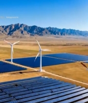  风电光伏新能源场地全景3664#竖屏 	 