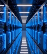  服务器机房内部全景6150#竖屏 	 