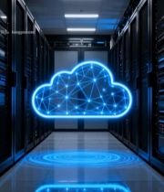  服务器机房云计算概念素材2791#竖屏 	 