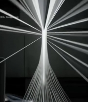  放射状黑白光影效果5961#竖屏 	 