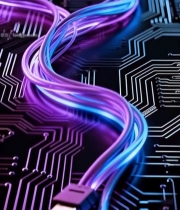  电路板上发光数据线4725#竖屏 	 