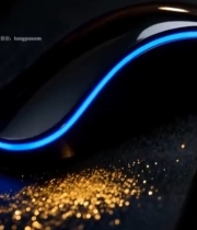  带蓝色光效手环及金色粒子3232#竖屏 	 