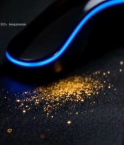  带蓝色光效手环及金色粒子3232#竖屏 	 