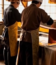  传统匠人制作染布4622#竖屏 	 