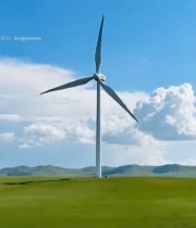  草原上的风力发电机(1)2896#竖屏 	 