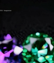  彩色宝石特写素材5927#竖屏 	 