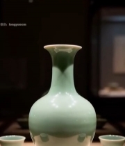  博物馆瓷器古董展示5160#竖屏 	 