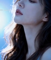  闭眼女性特写1148#竖屏 	 